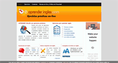 Desktop Screenshot of e-aprender-ingles.com